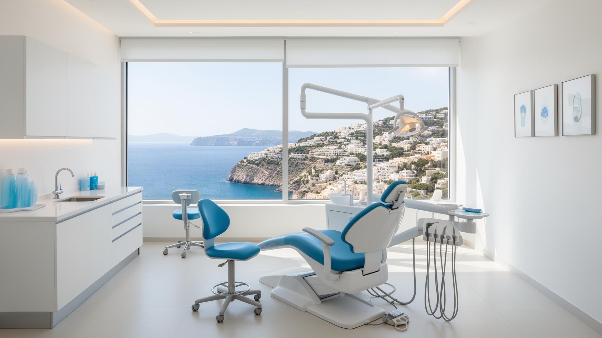 Vista Smile Studio modern dental clinic with Mediterranean sea view in Didim, Turkey